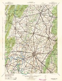 HAGERSTOWN, PA-MD-WV HISTORICAL MAP GEOP