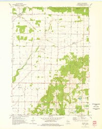 BRYANT, WI HISTORICAL MAP GEOPDF 7.5X7.5