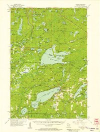 PHELPS, WI-MI HISTORICAL MAP GEOPDF 15X1