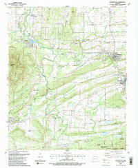 HUNTINGTON, AR HISTORICAL MAP GEOPDF 7.5