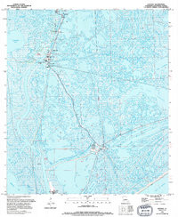 LEEVILLE, LA HISTORICAL MAP GEOPDF 7.5X7