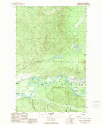 GRANDY LAKE, WA HISTORICAL MAP GEOPDF 7.