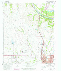 GAINESVILLE NORTH, TX-OK HISTORICAL MAP
