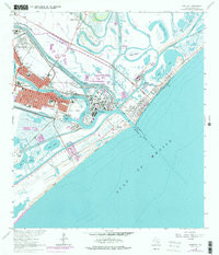 FREEPORT, TX HISTORICAL MAP GEOPDF 7.5X7