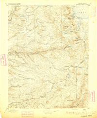 PYRAMID PEAK, CA-NV HISTORICAL MAP GEOPD