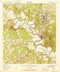 BASTROP, TX HISTORICAL MAP GEOPDF 15X15