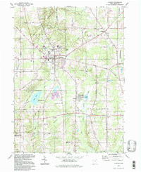 CHARDON, OH HISTORICAL MAP GEOPDF 7.5X7.