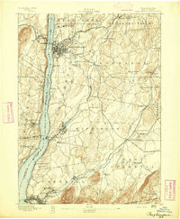 POUGHKEEPSIE, NY HISTORICAL MAP GEOPDF 1