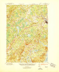 BELFAST, ME HISTORICAL MAP GEOPDF 15X15