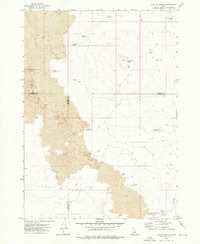 LAIDLAW BUTTE, ID HISTORICAL MAP GEOPDF