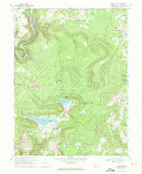 MARKLETON, PA HISTORICAL MAP GEOPDF 7.5X