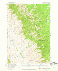 GOLDSTONE MOUNTAIN, ID-MT HISTORICAL MAP