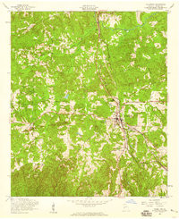 TALBOTTON, GA HISTORICAL MAP GEOPDF 7.5X