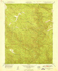BUCKHORN PEAK, CA HISTORICAL MAP GEOPDF