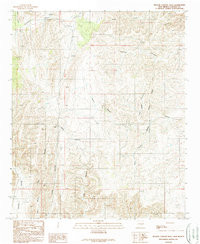 NELSON CANYON WEST, NM HISTORICAL MAP GE