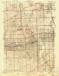 HINSDALE, IL HISTORICAL MAP GEOPDF 7.5X7