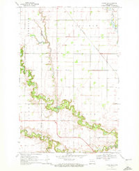 HATTON SW, ND HISTORICAL MAP GEOPDF 7.5X
