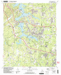 ACWORTH, GA HISTORICAL MAP GEOPDF 7.5X7.