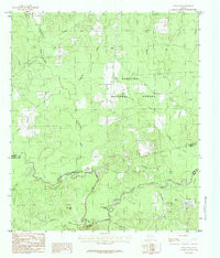 ROCKLAND, TX HISTORICAL MAP GEOPDF 7.5X7