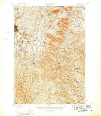 EAST BARRE, VT HISTORICAL MAP GEOPDF 15X