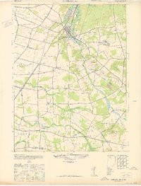 JAMESBURG, NJ HISTORICAL MAP GEOPDF 7.5X
