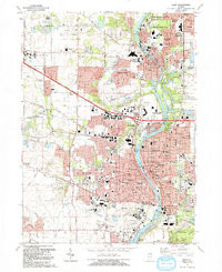 ELGIN, IL HISTORICAL MAP GEOPDF 7.5X7.5