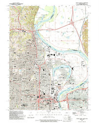 OMAHA NORTH, NE-IA HISTORICAL MAP GEOPDF