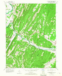 PATTERSON CREEK, WV-MD HISTORICAL MAP GE