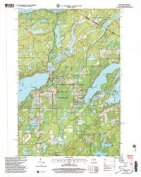 PHELPS, WI-MI HISTORICAL MAP GEOPDF 7.5X