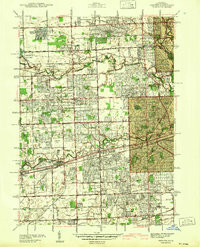 INKSTER, MI HISTORICAL MAP GEOPDF 7.5X7.