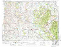 GILLETTE, WY-SD-MT HISTORICAL MAP GEOPDF