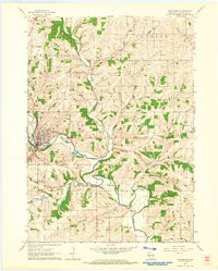 DARLINGTON, WI HISTORICAL MAP GEOPDF 7.5