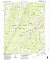 ORKNEY SPRINGS, VA-WV HISTORICAL MAP GEO