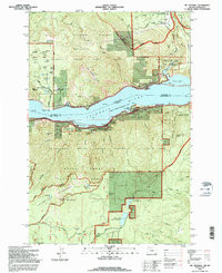 MOUNT DEFIANCE, OR-WA HISTORICAL MAP GEO
