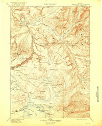 CANYON, WY-MT HISTORICAL MAP GEOPDF 30X3