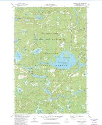 ISABELLA LAKE, MN HISTORICAL MAP GEOPDF