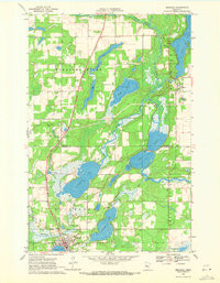 MENAHGA, MN HISTORICAL MAP GEOPDF 7.5X7.