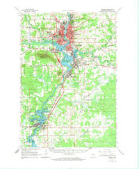 WAUSAU, WI HISTORICAL MAP GEOPDF 15X15 G