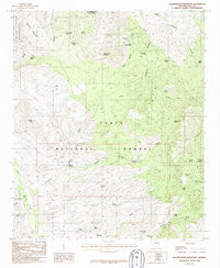 ROCKINSTRAW MOUNTAIN, AZ HISTORICAL MAP
