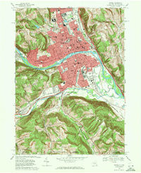 ELMIRA, NY-PA HISTORICAL MAP GEOPDF 7.5X