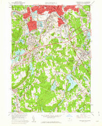 WORCESTER SOUTH, MA HISTORICAL MAP GEOPD