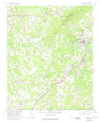 CUMMING, GA HISTORICAL MAP GEOPDF 7.5X7.