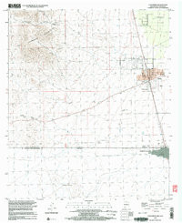 COLUMBUS, NM HISTORICAL MAP GEOPDF 7.5X7