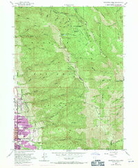 BOUNTIFUL PEAK, UT HISTORICAL MAP GEOPDF
