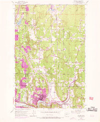 BOTHELL, WA HISTORICAL MAP GEOPDF 7.5X7.