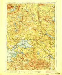 WOLFEBORO, NH HISTORICAL MAP GEOPDF 15X1