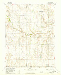 BYRON, NE-KS HISTORICAL MAP GEOPDF 7.5X7
