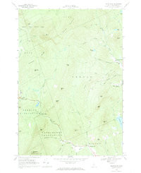 MOUNT BLUE, ME HISTORICAL MAP GEOPDF 7.5