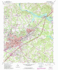 SALISBURY, NC HISTORICAL MAP GEOPDF 7.5X