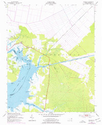 PONZER, NC HISTORICAL MAP GEOPDF 7.5X7.5